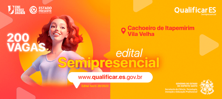 Qualificar ES oferta 200 vagas em cursos semipresenciais